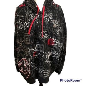 Disney Parks Licensed Grumpy Full Zipper Hoodie, size XXXL.